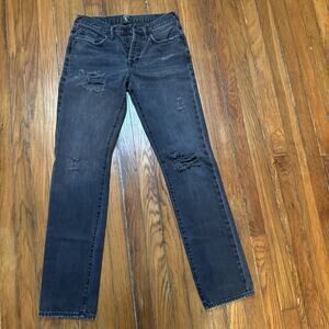 PRPS Jeans Slim Fit Stretch Denim Distressed Ripped Knee Button Fly 30X31